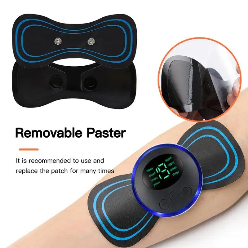 Massageador Elétrico Inteligente: Alívio Instantâneo para Tensões e Dores!